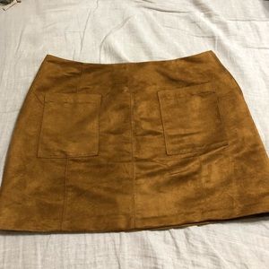 Old Navy Faux Suede Mini Skirt